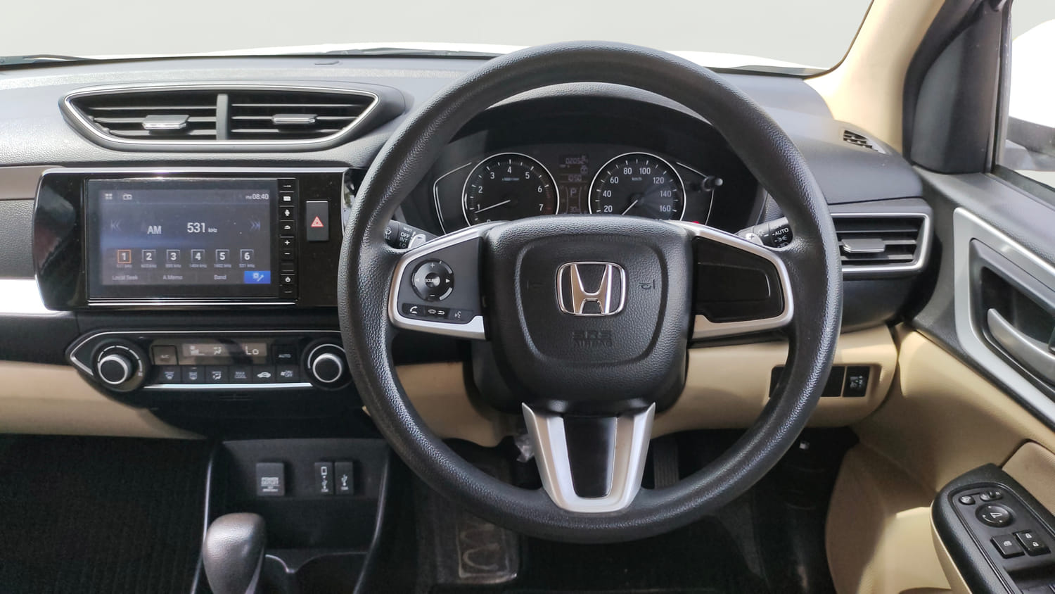 Used 2022 Honda Amaze VX CVT 1.2 Petrol Petrol Automatic interior STEERING VIEW