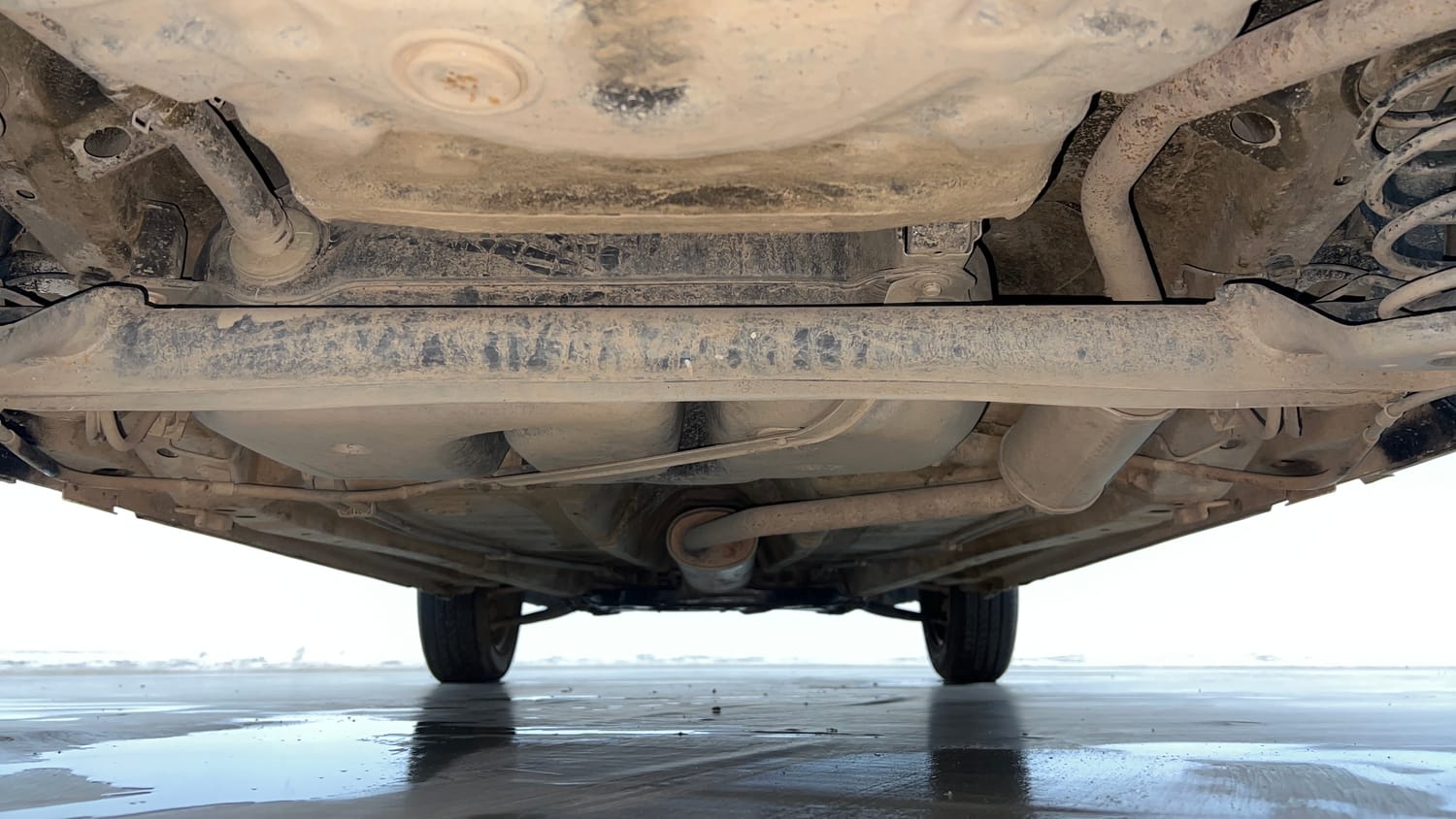 Used 2021 Maruti Suzuki S-Presso VXi Plus Petrol Manual extra REAR UNDERBODY VIEW (TAKEN FROM REAR)