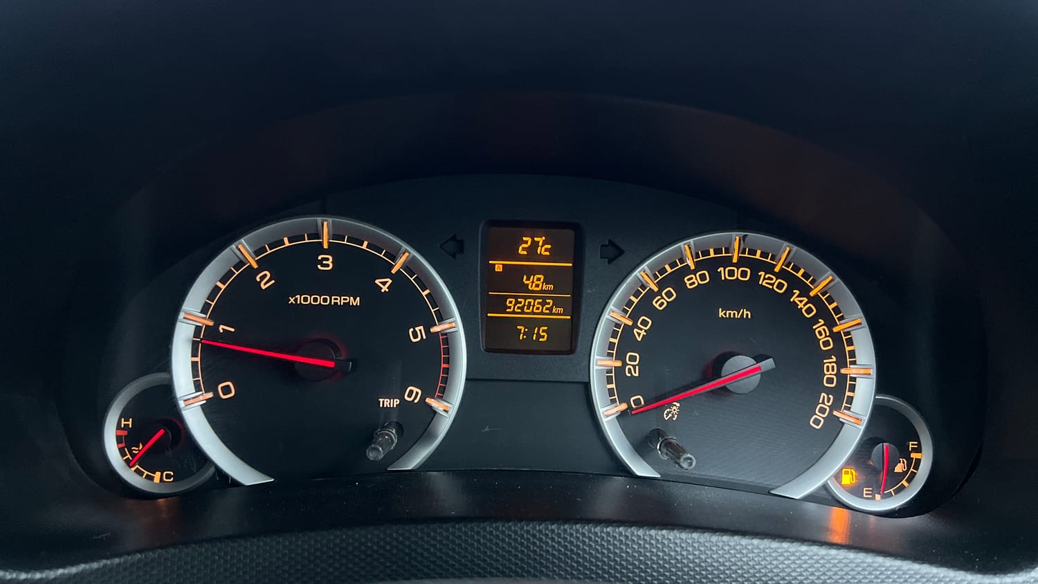 Used 2012 Maruti Suzuki Swift ZDi Diesel Manual interior CLUSTERMETER VIEW
