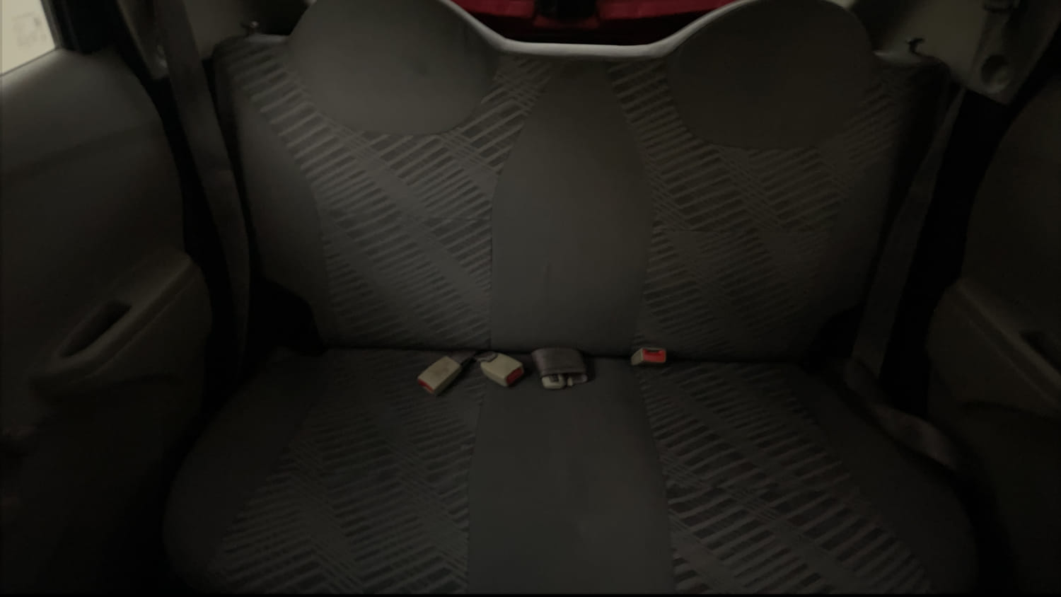 Used 2014 Datsun GO T Petrol Manual interior REAR SEAT CONDITION VIEW