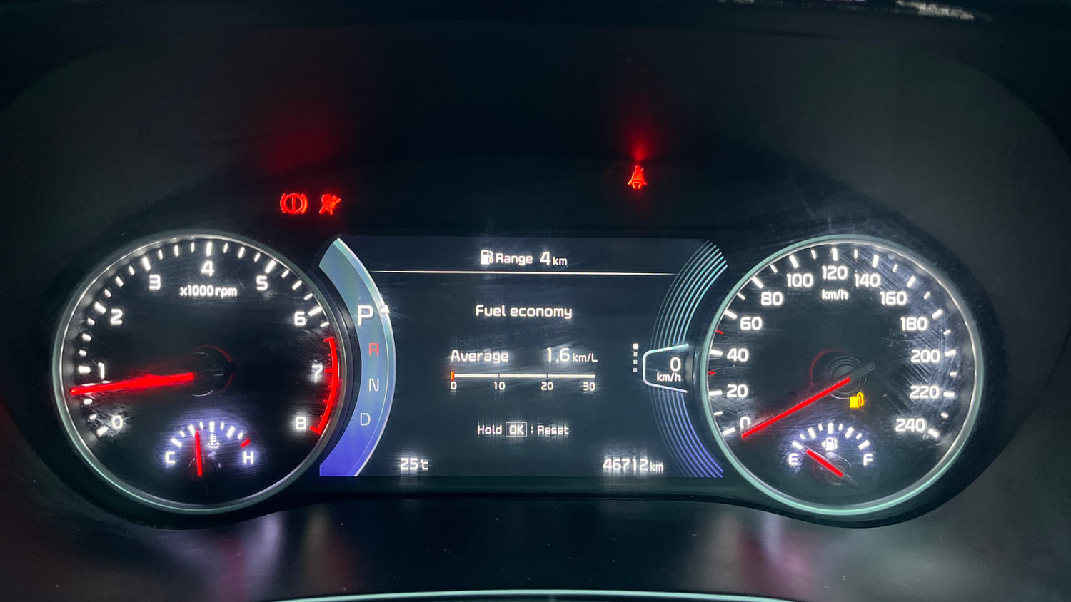 Used 2022 Kia Seltos GTX Plus 1.4 DCT Petrol Automatic interior CLUSTERMETER VIEW