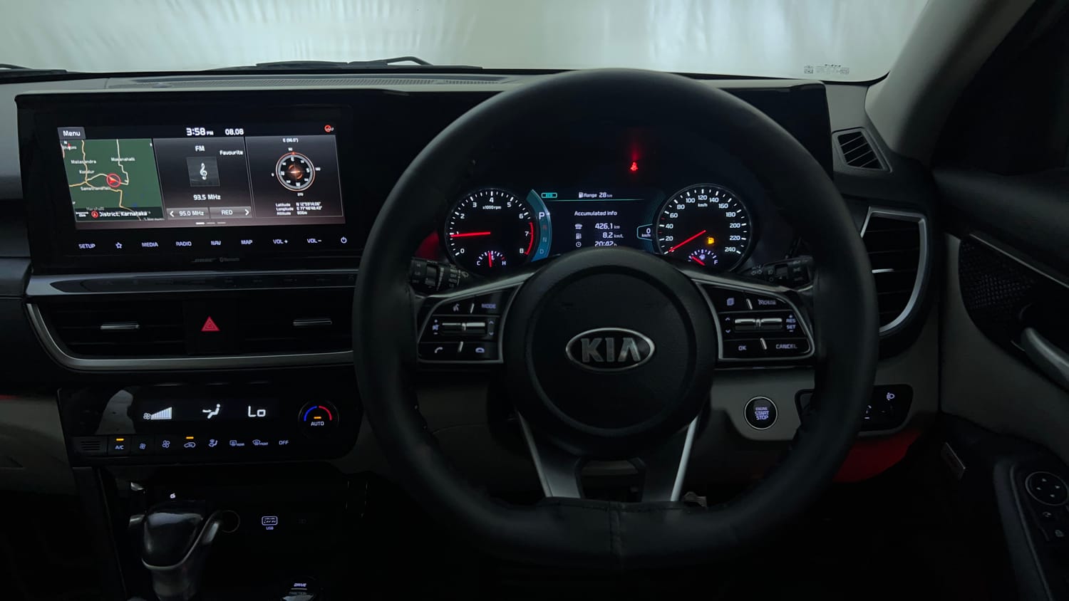 Used 2019 kia Seltos GTX Plus DCT 1.4 Petrol Automatic interior STEERING VIEW