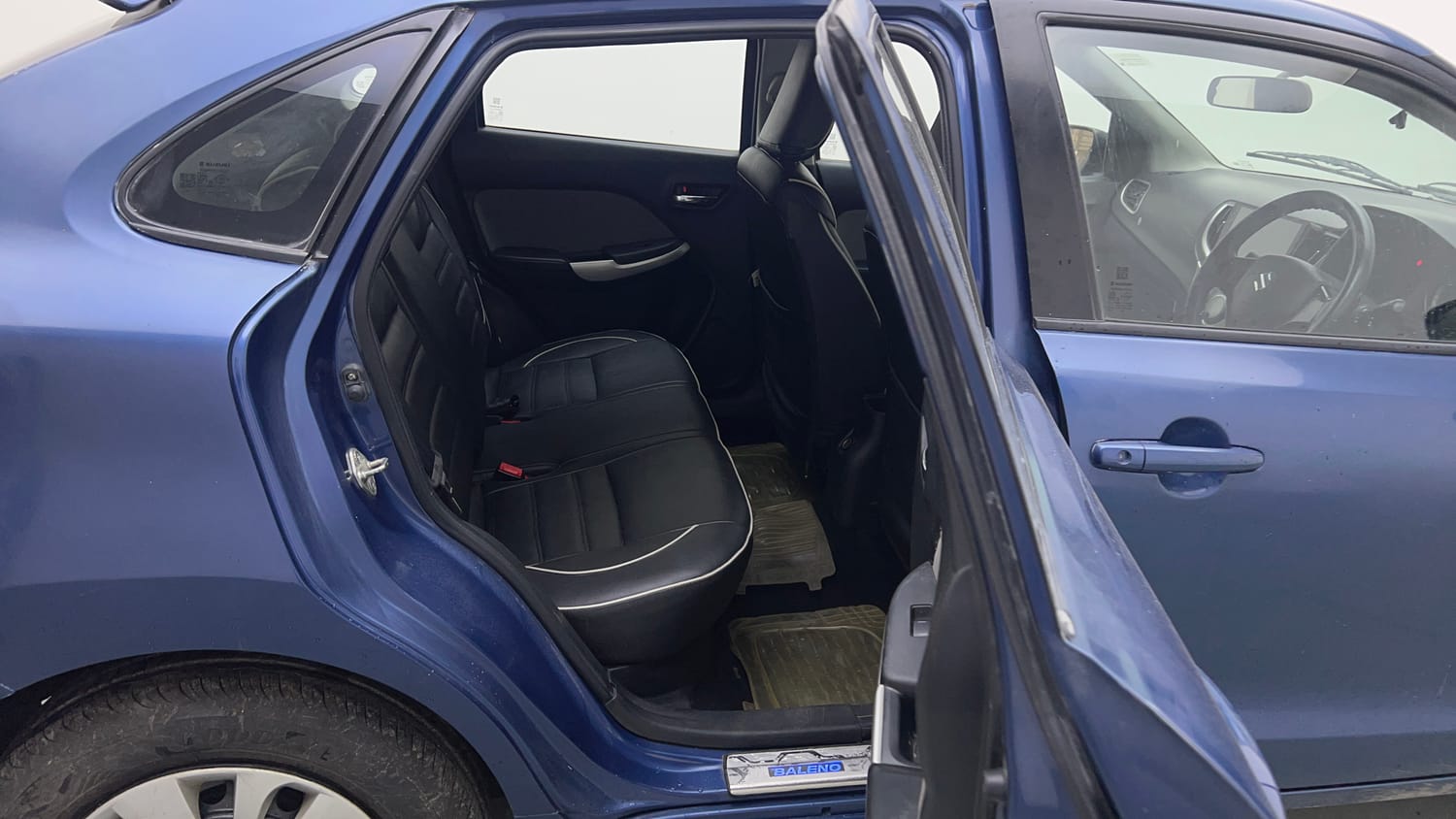 Used 2016 Maruti Suzuki Baleno Delta 1.2 Petrol Manual interior RIGHT SIDE REAR DOOR CABIN VIEW