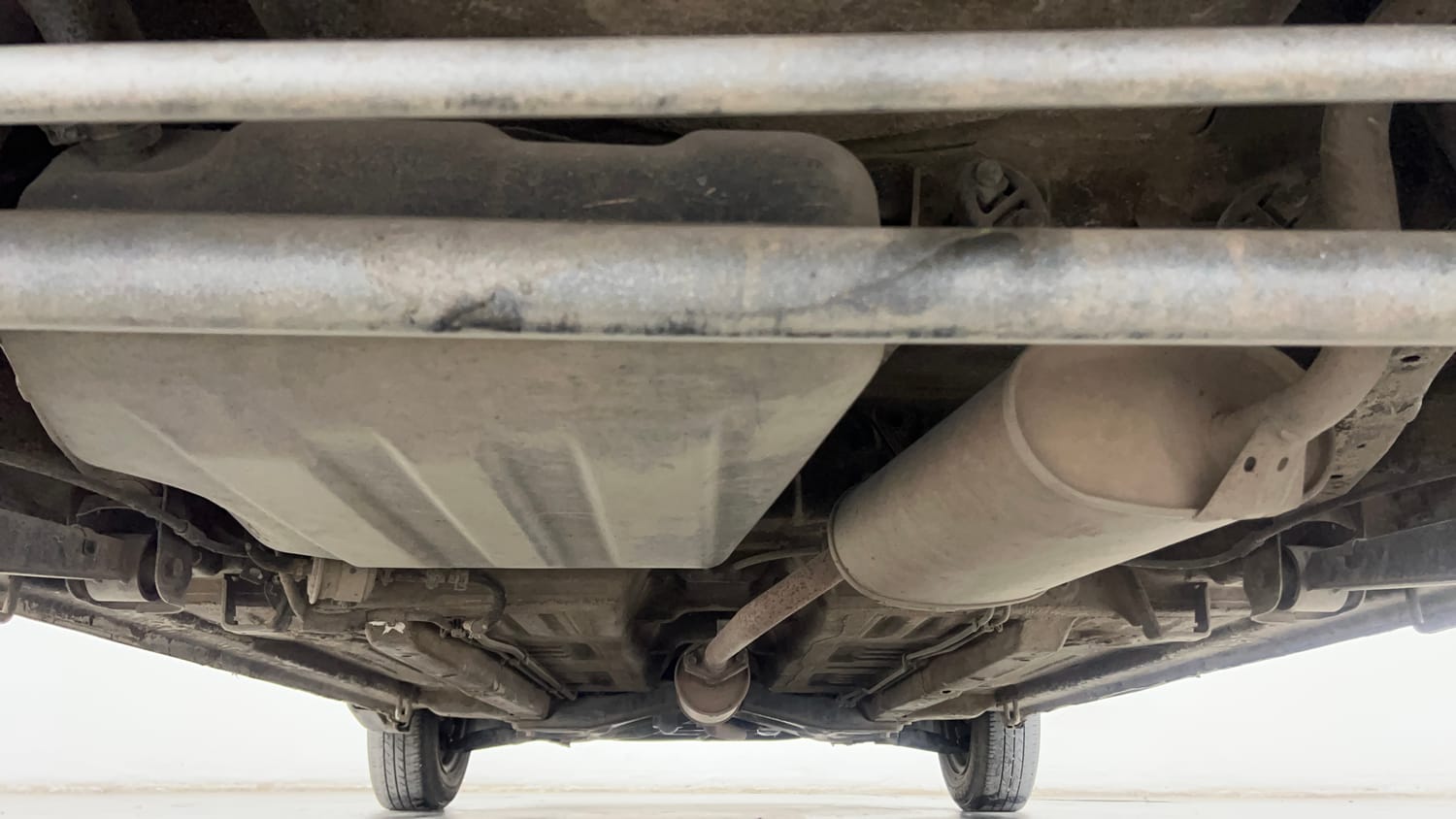 Used 2013 Maruti Suzuki A-Star VXI Petrol Manual extra REAR UNDERBODY VIEW (TAKEN FROM REAR)