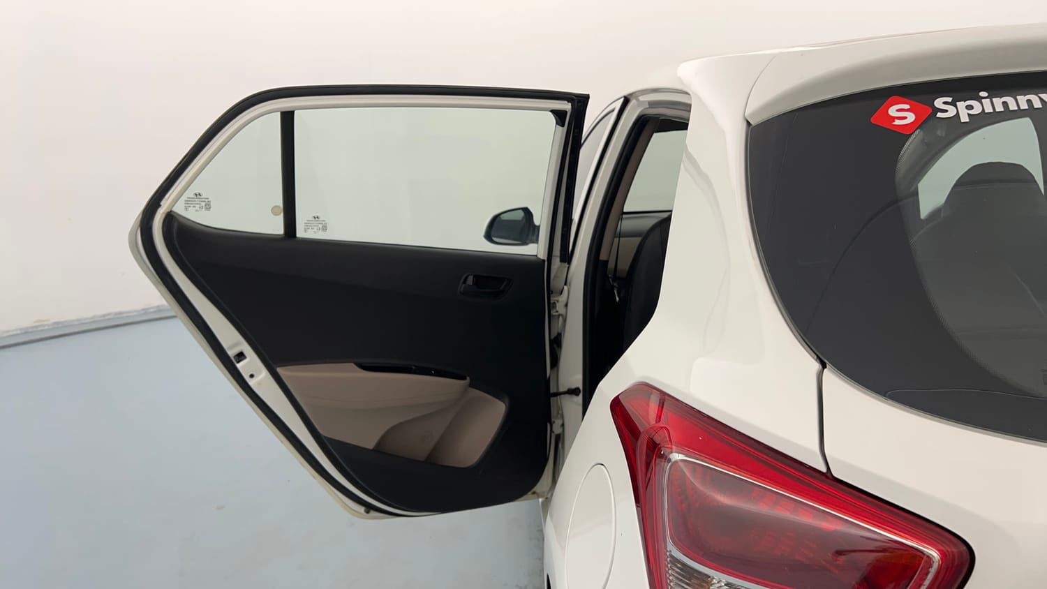 Used 2017 Hyundai Grand i10 Magna U2 1.2 CRDi Diesel Manual interior LEFT REAR DOOR OPEN VIEW