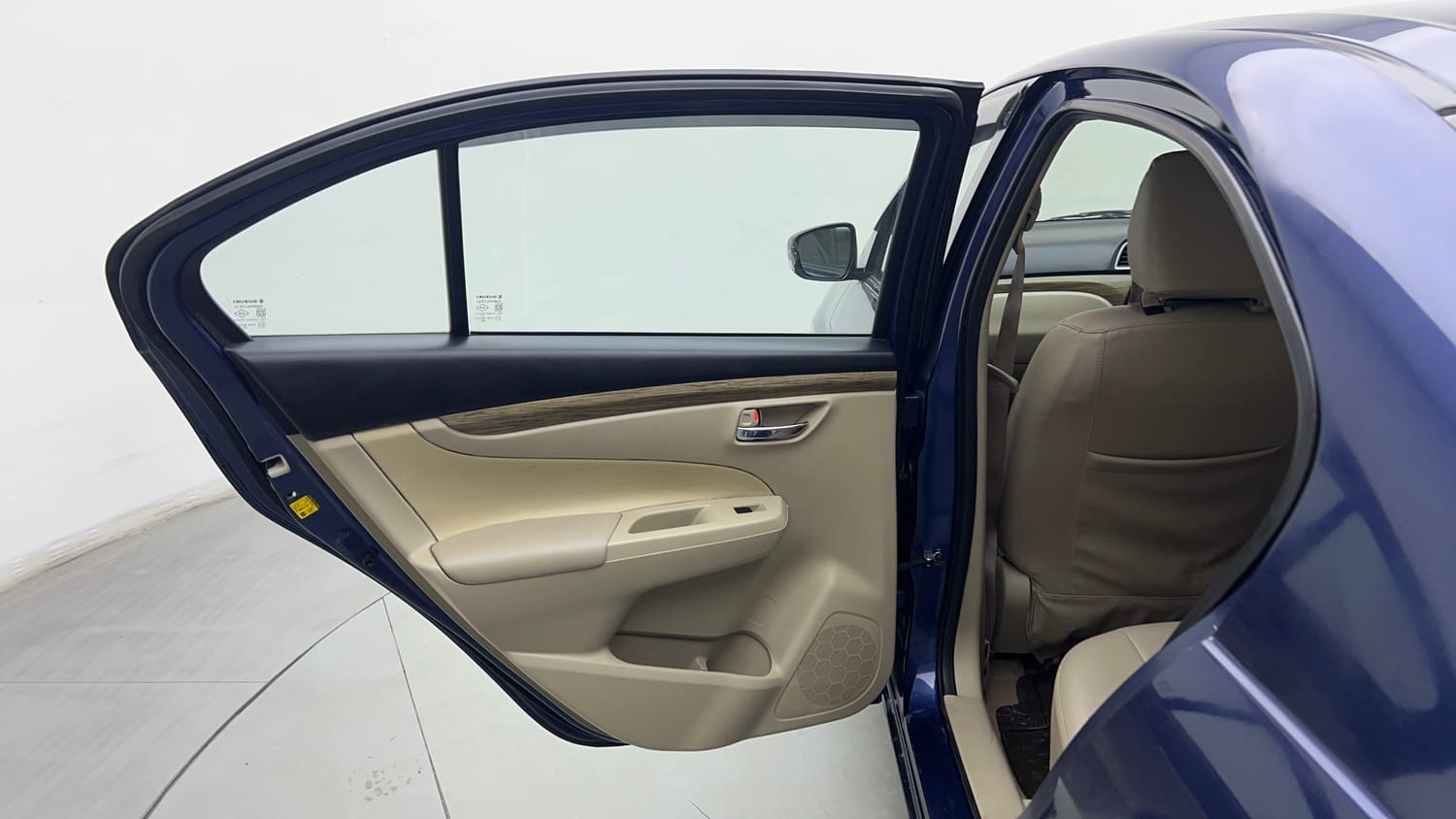 Used 2018 Maruti Suzuki Ciaz Delta Hybrid 1.5 AT Petrol Automatic interior LEFT REAR DOOR OPEN VIEW