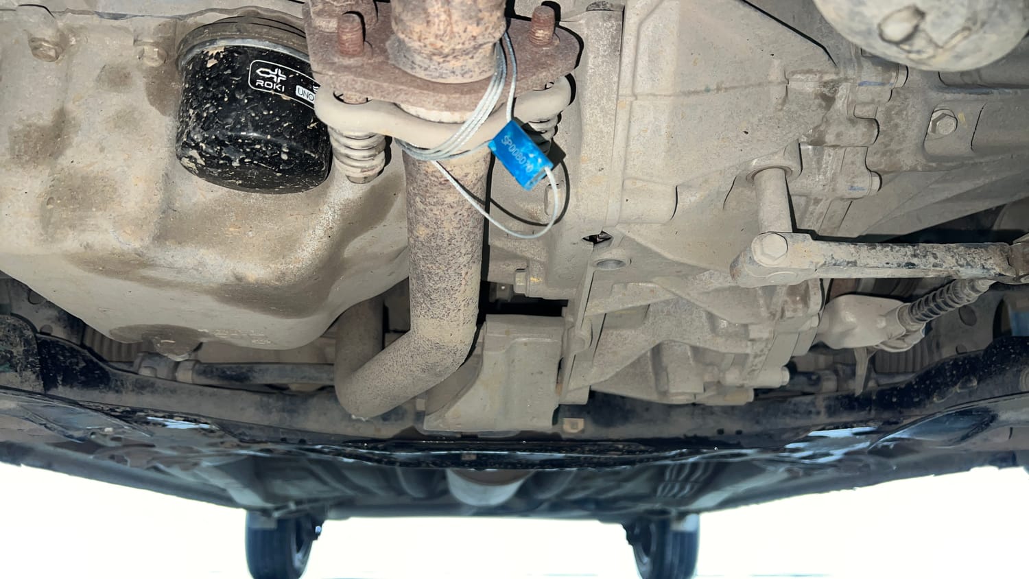 Used 2024 Maruti Suzuki Wagon R VXI 1.0 CNG Cng Manual extra FRONT LEFT UNDERBODY VIEW