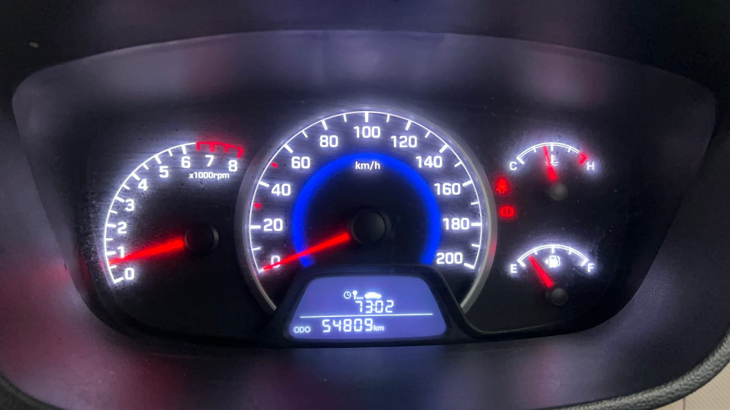 Used 2019 Hyundai Grand i10 Magna 1.2 Kappa VTVT CNG Cng Manual interior CLUSTERMETER VIEW