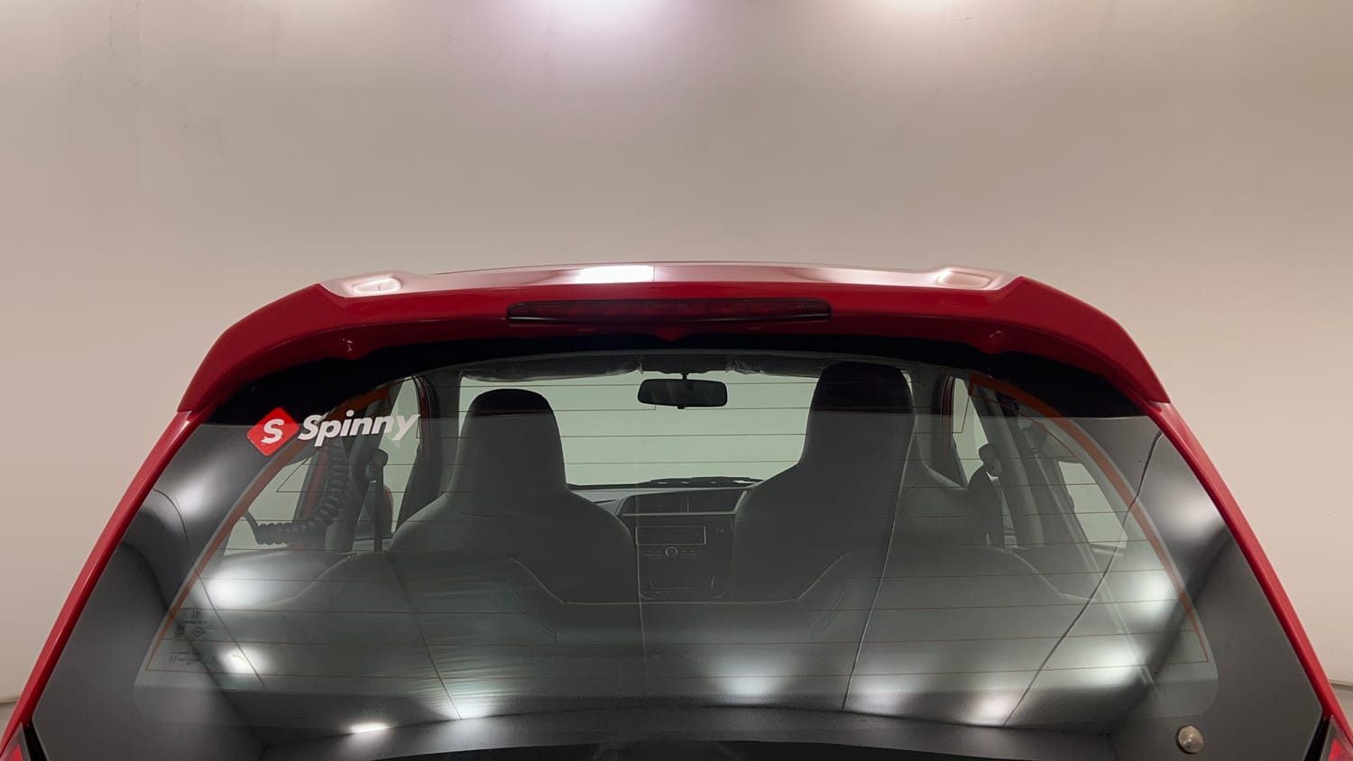 Used 2017 Honda Brio VX AT Petrol Automatic exterior BACK WINDSHIELD VIEW