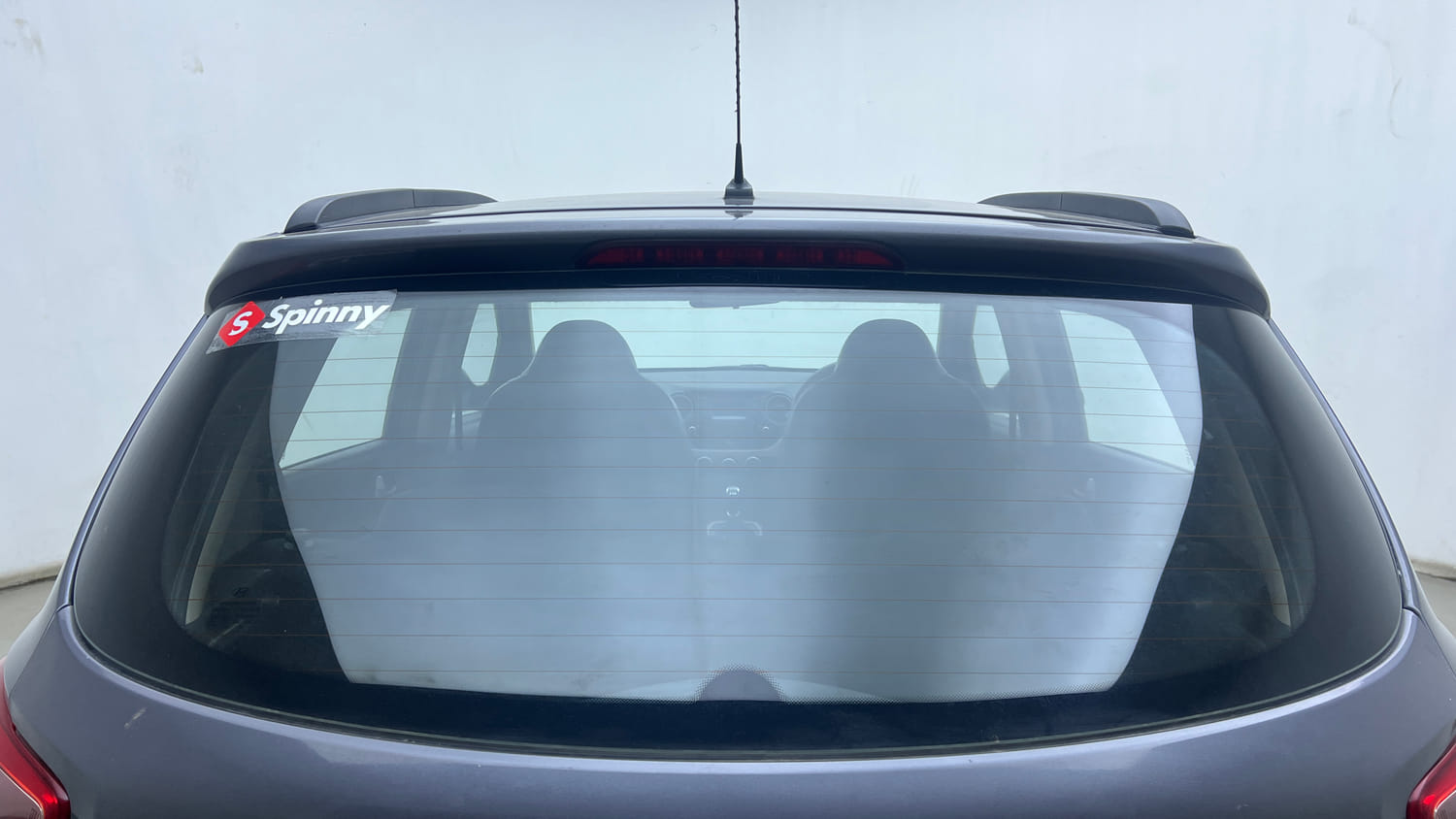 Used 2015 Hyundai Grand i10 Sportz 1.2 Kappa VTVT Petrol Manual exterior BACK WINDSHIELD VIEW