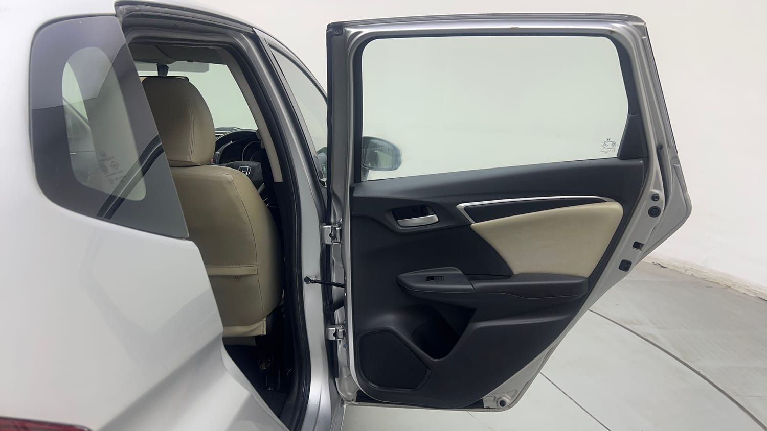 Used 2016 Honda Jazz VX Petrol Petrol Manual interior RIGHT REAR DOOR OPEN VIEW