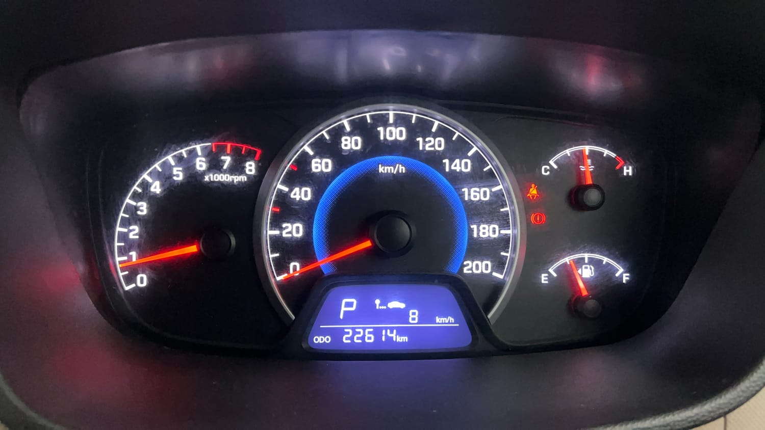 Used 2016 Hyundai Grand i10 Magna AT 1.2 Kappa VTVT Petrol Automatic interior CLUSTERMETER VIEW