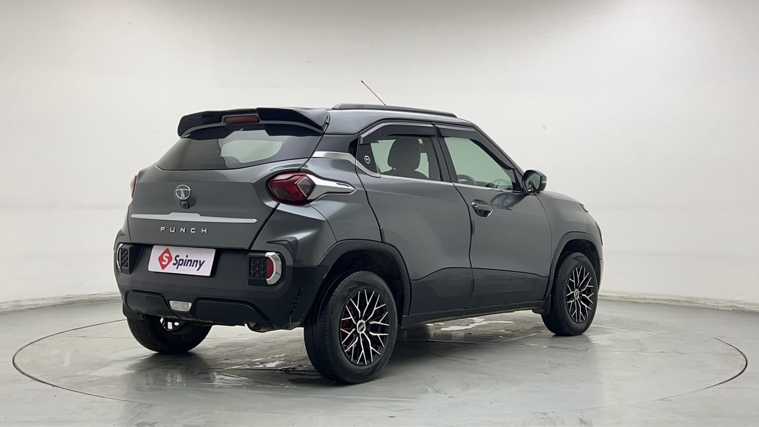 Used 2023 Tata Punch Adventure RHYTHM PACK MT Petrol + CNG (Outside Fitted) Cng Manual exterior RIGHT REAR CORNER VIEW
