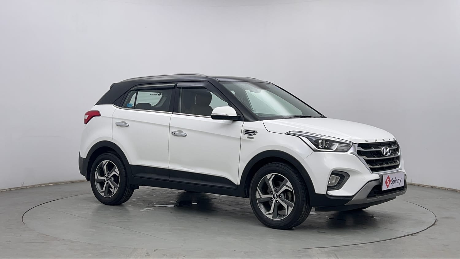 Used 2019 Hyundai Creta SX 1.6 AT Petrol Petrol Automatic exterior RIGHT FRONT CORNER VIEW
