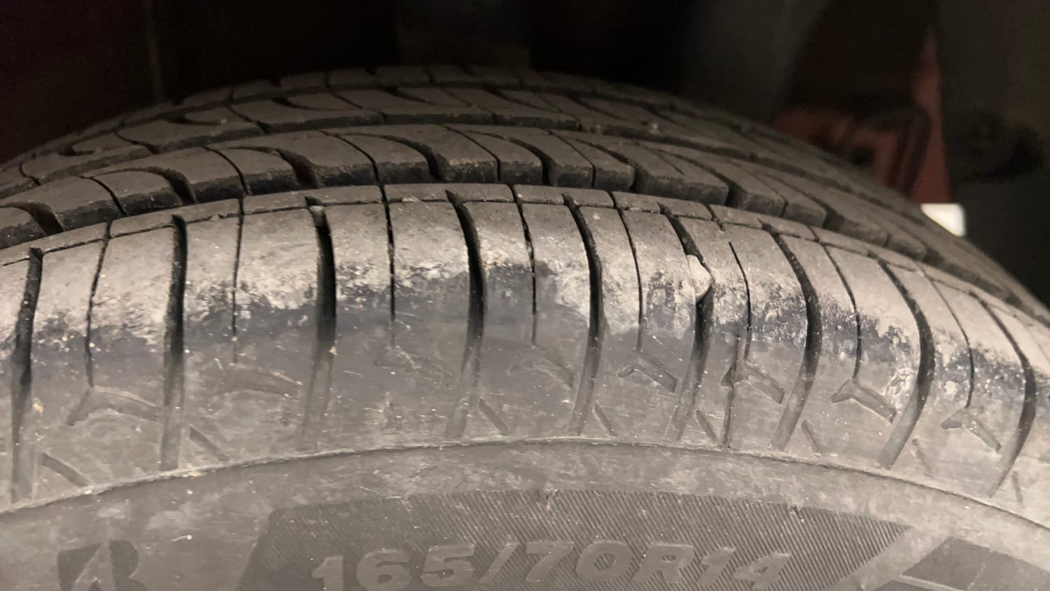 Used 2019 Hyundai Grand i10 Magna 1.2 Kappa VTVT CNG Cng Manual tyres LEFT REAR TYRE TREAD VIEW
