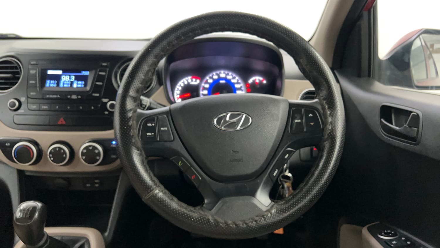 Used 2019 Hyundai Grand i10 Magna 1.2 Kappa VTVT CNG Cng Manual interior STEERING VIEW