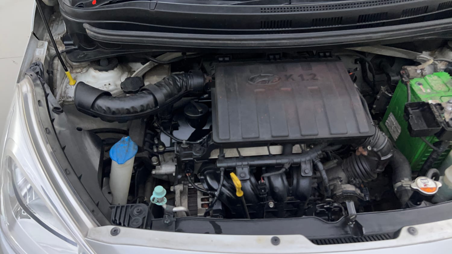 Used 2017 Hyundai Grand i10 Sportz 1.2 Kappa VTVT Petrol Manual engine ENGINE RIGHT SIDE VIEW