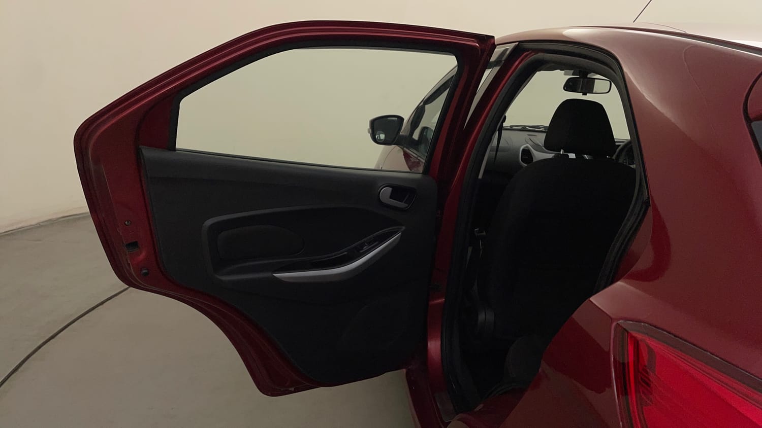 Used 2016 Ford Figo Trend 1.2 Ti-VCT Petrol Manual interior LEFT REAR DOOR OPEN VIEW