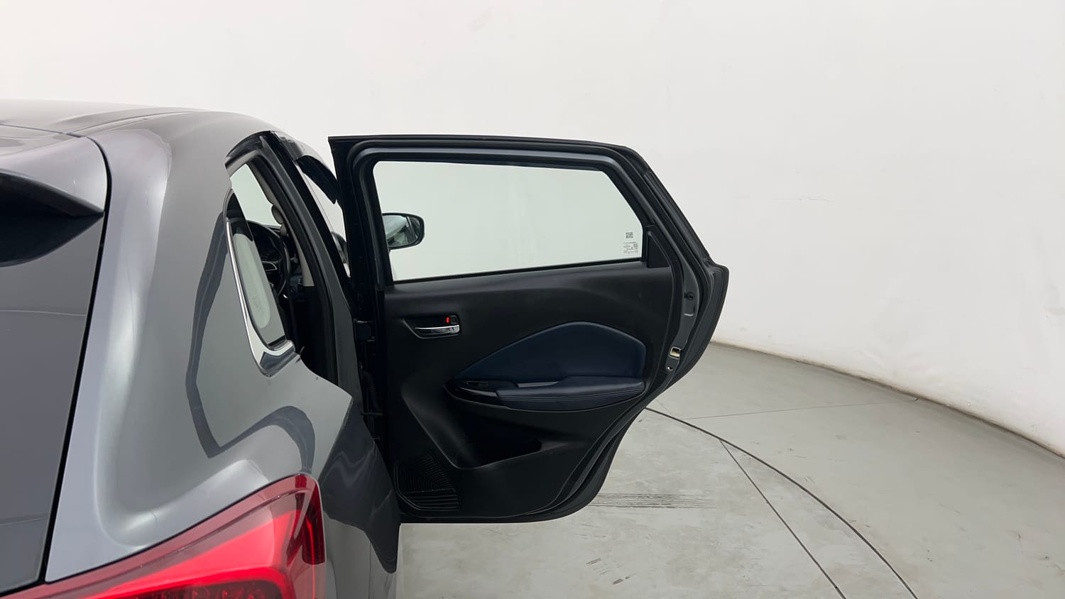 Used 2022 Maruti Suzuki Baleno Zeta MT Petrol Manual interior RIGHT REAR DOOR OPEN VIEW