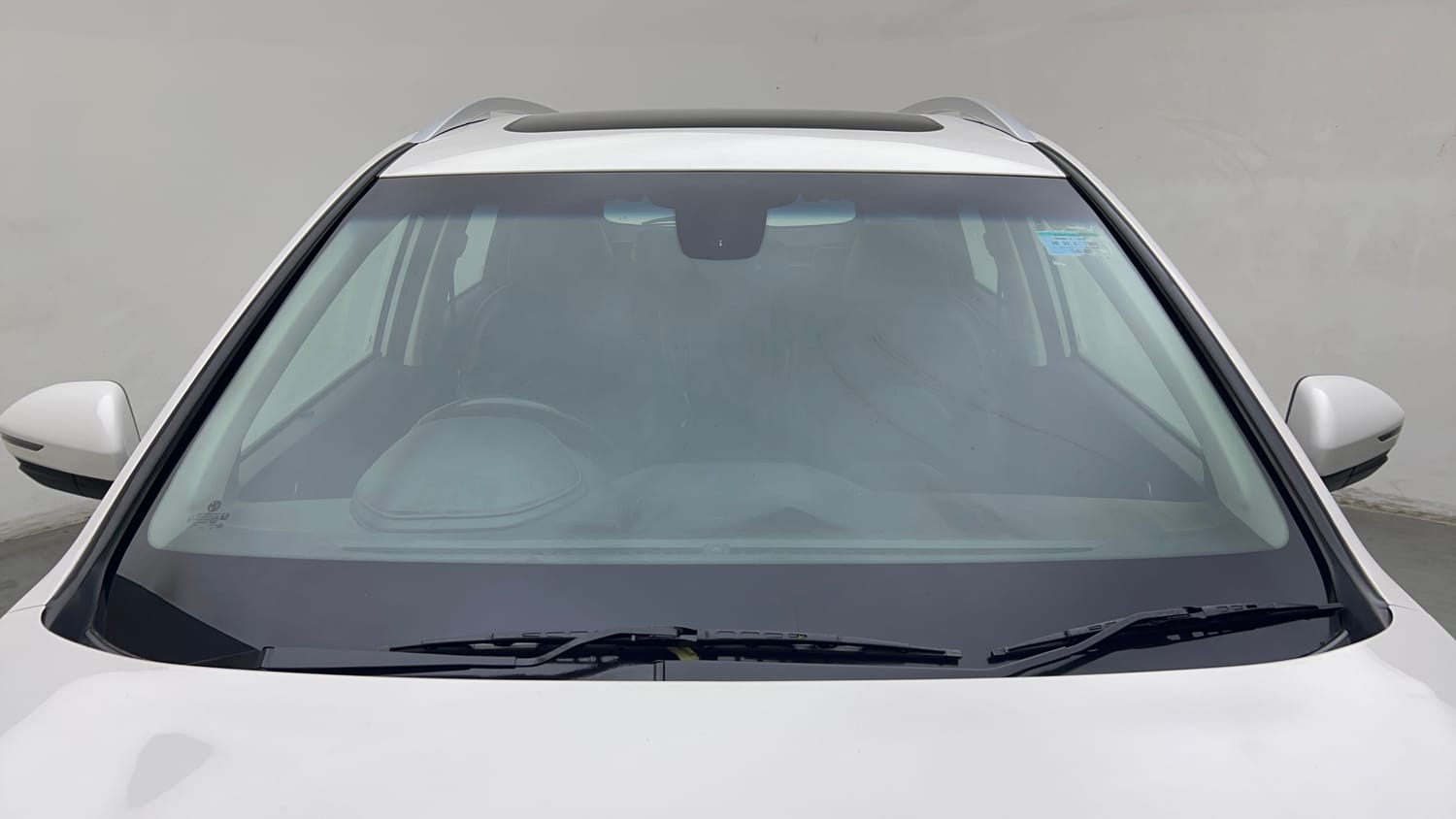 Used 2021 MG Motors Hector Sharp 1.5 Petrol Turbo DCT Petrol Automatic exterior FRONT WINDSHIELD VIEW