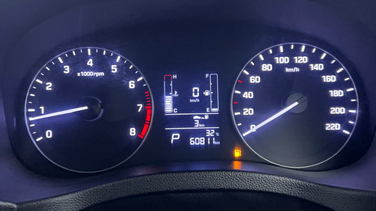 Used 2019 Hyundai Creta SX 1.6 AT Petrol Petrol Automatic interior CLUSTERMETER VIEW