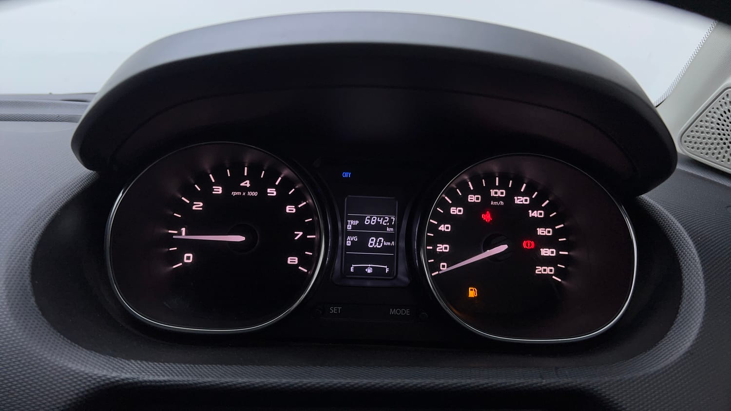 Used 2019 Tata Tiago Revotron XZ Petrol Manual interior CLUSTERMETER VIEW