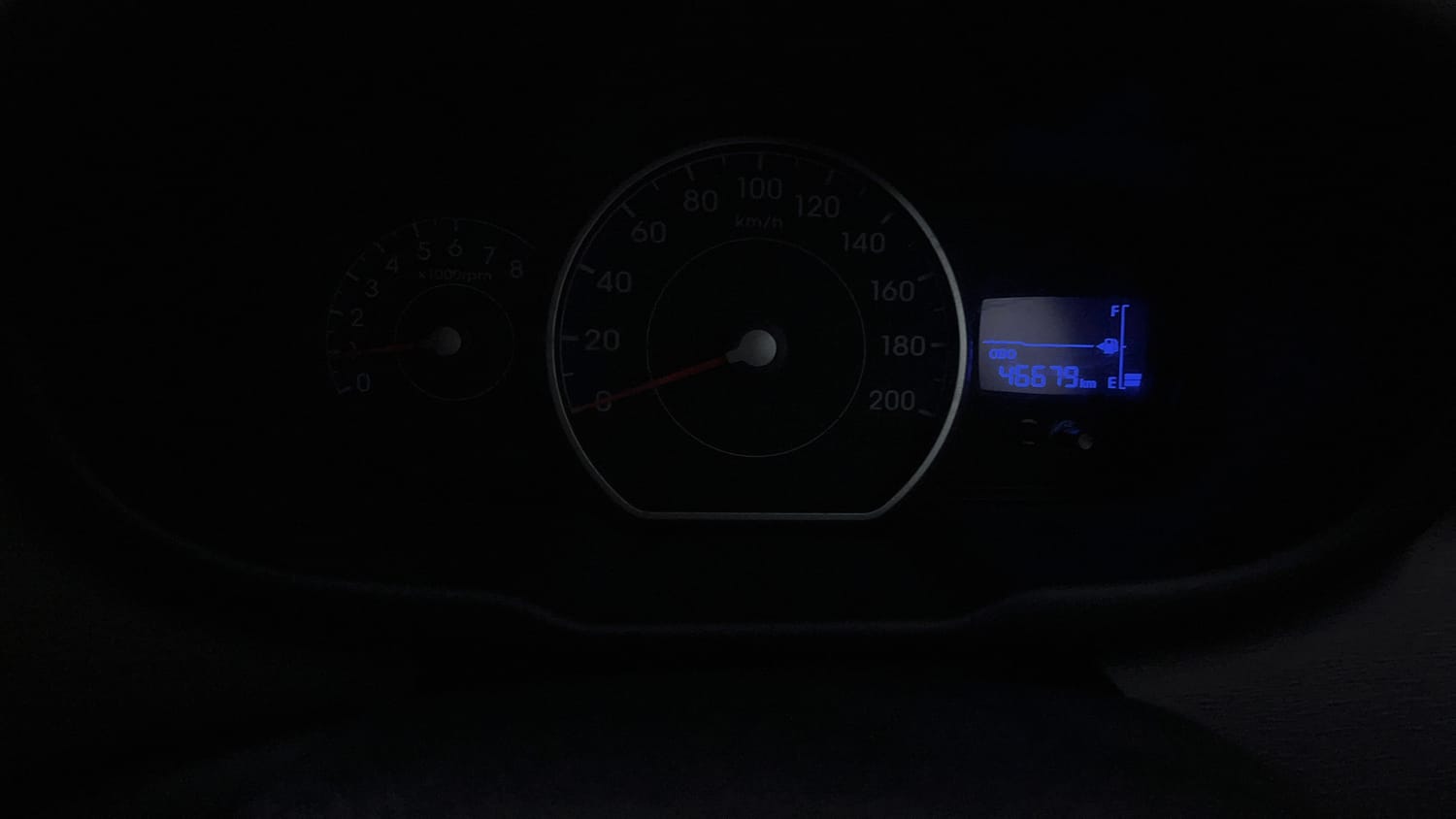 Used 2011 Hyundai i10 Magna 1.2 Kappa2 Petrol Manual interior CLUSTERMETER VIEW