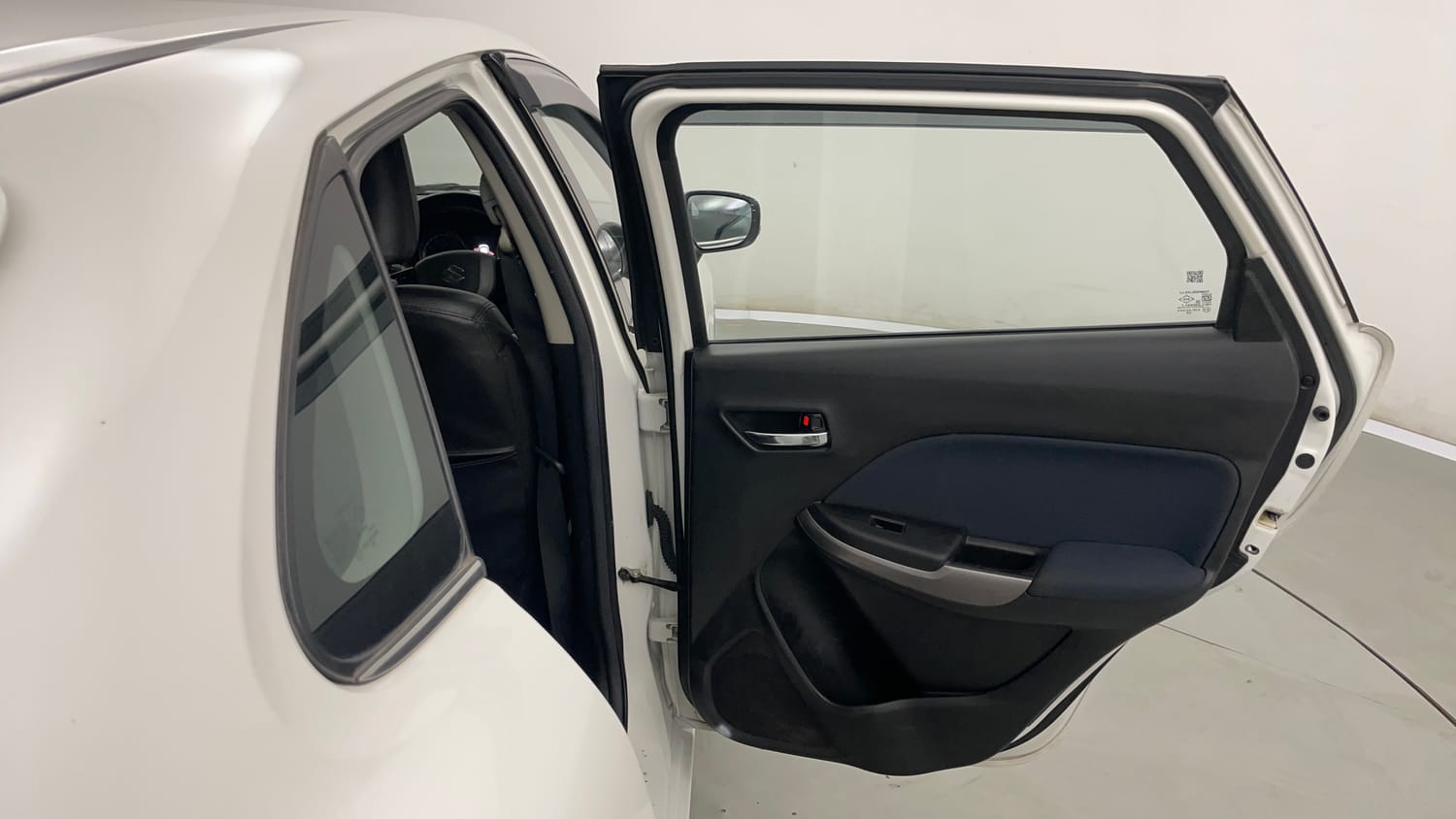 Used 2021 Maruti Suzuki Baleno Zeta Petrol Manual interior RIGHT REAR DOOR OPEN VIEW