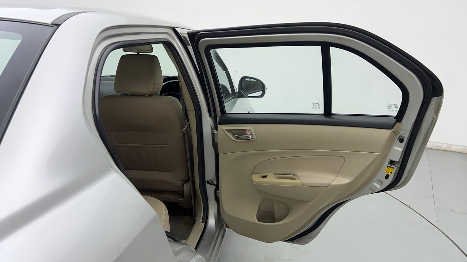 Used 2016 Maruti Suzuki Swift Dzire VXI Petrol Manual interior RIGHT REAR DOOR OPEN VIEW