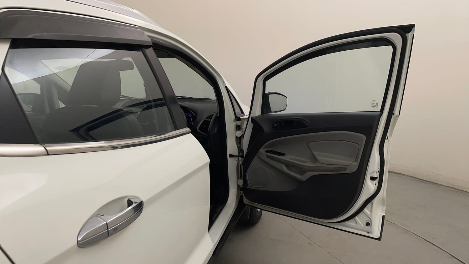 Used 2016 Ford EcoSport Ambiente 1.5L TDCi Diesel Manual interior RIGHT FRONT DOOR OPEN VIEW