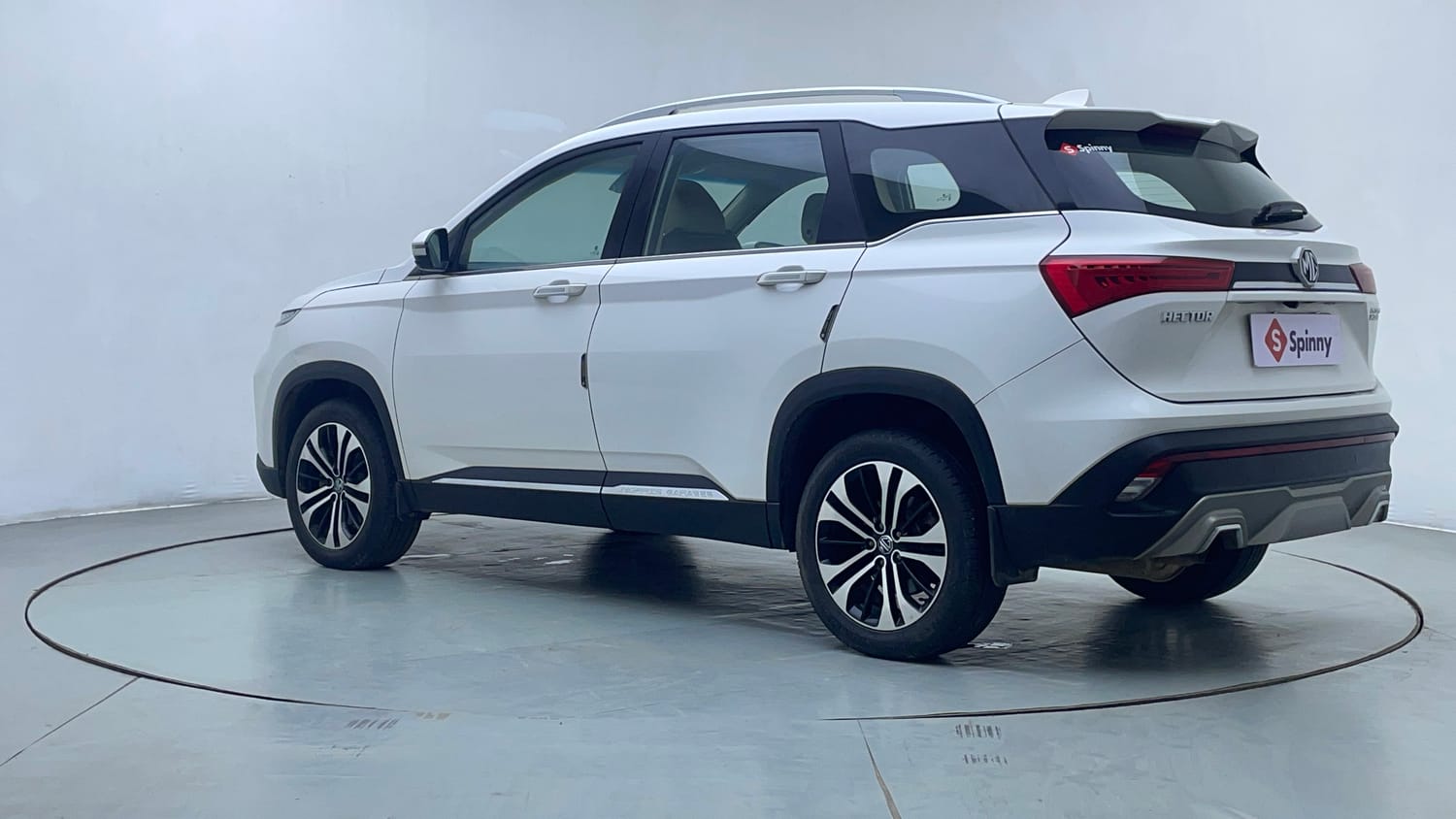 Used 2022 MG Motors Hector Sharp 1.5 Petrol CVT Petrol Automatic exterior LEFT REAR CORNER VIEW