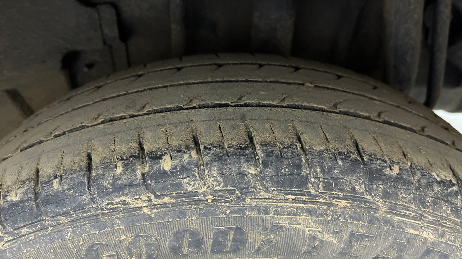 Used 2021 Tata Tigor XZ Plus Petrol Manual tyres LEFT REAR TYRE TREAD VIEW