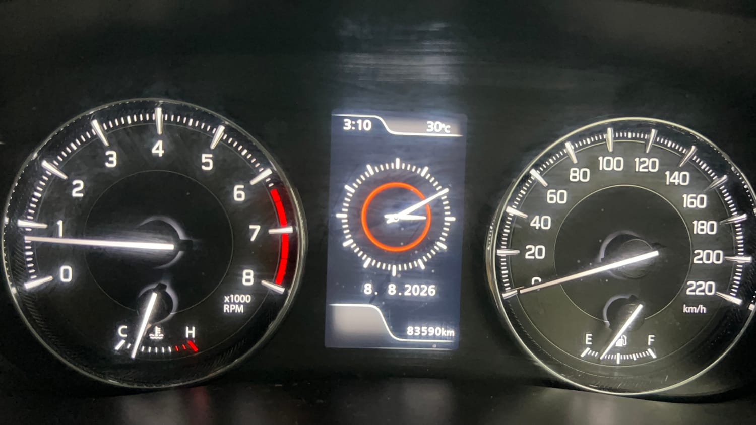 Used 2022 Maruti Suzuki Baleno Zeta MT Petrol Manual interior CLUSTERMETER VIEW