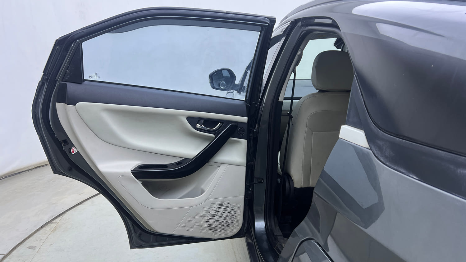 Used 2023 Tata Nexon XZ Plus (L) Petrol Manual interior LEFT REAR DOOR OPEN VIEW