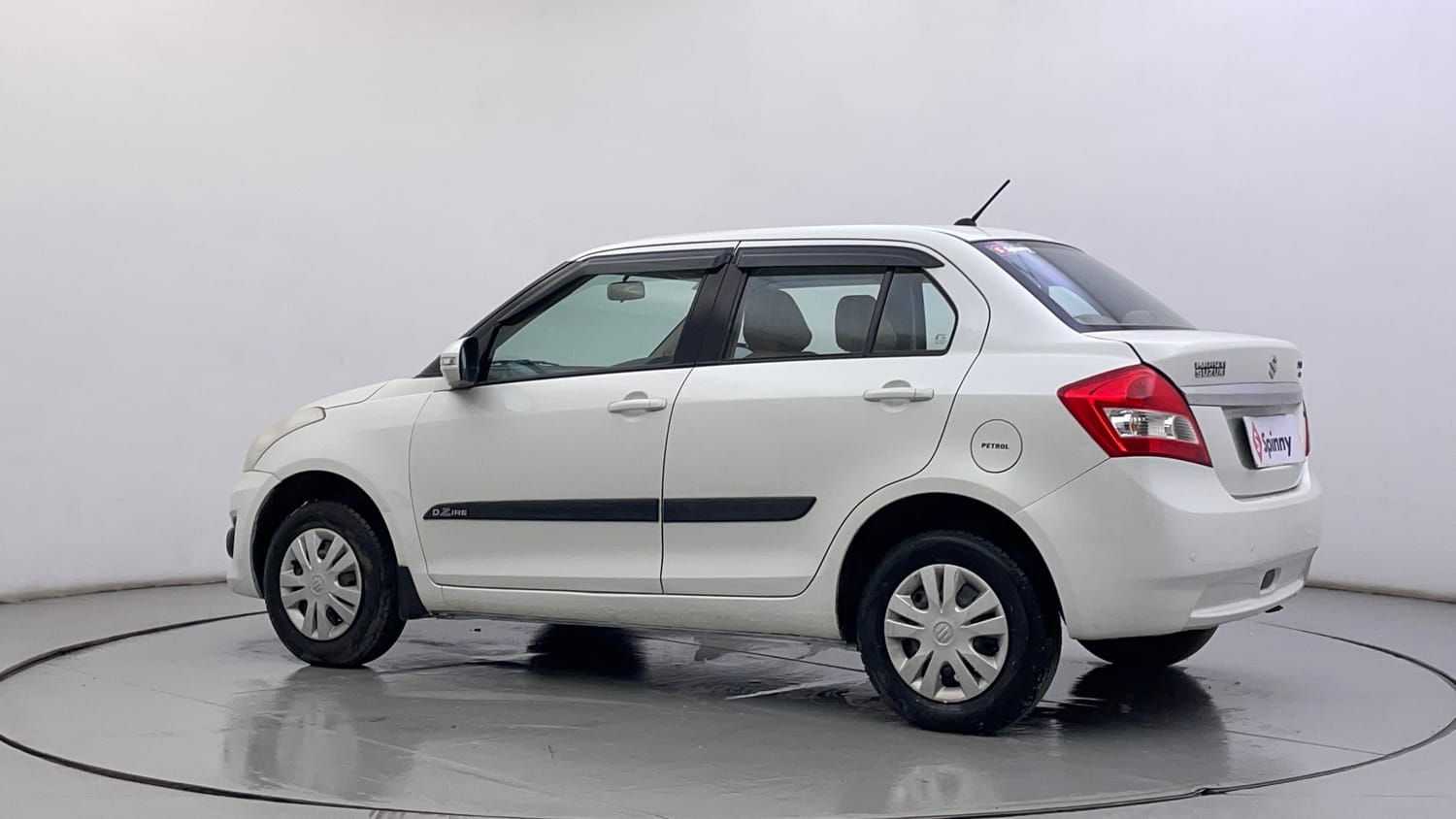 Used 2013 Maruti Suzuki Swift Dzire VXI Petrol Manual exterior LEFT REAR CORNER VIEW