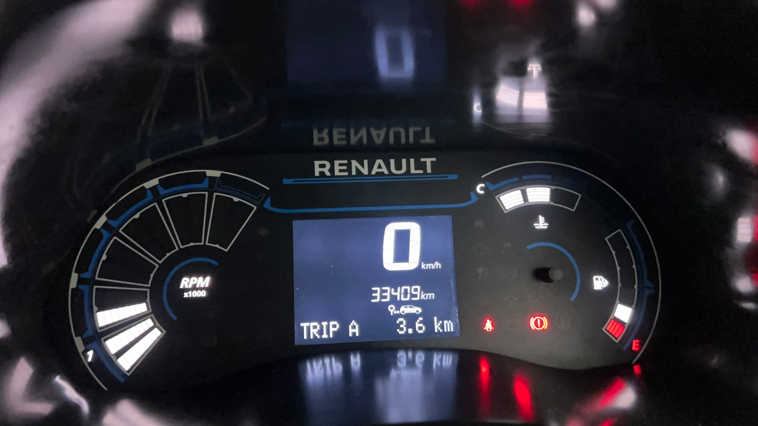 Used 2022 Renault Kiger RXT (O) MT Dual Tone Petrol Manual interior CLUSTERMETER VIEW
