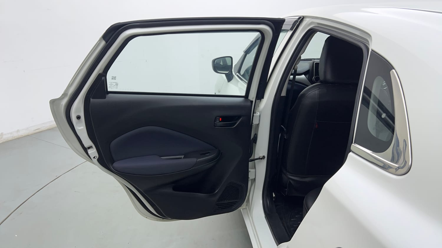 Used 2024 Maruti Suzuki Baleno Sigma MT Petrol Manual interior LEFT REAR DOOR OPEN VIEW