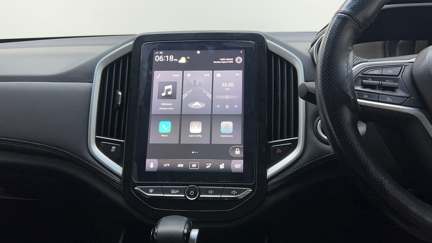 Used 2019 MG Motors Hector Sharp 1.5 DCT Petrol Petrol Automatic interior MUSIC SYSTEM & AC CONTROL VIEW