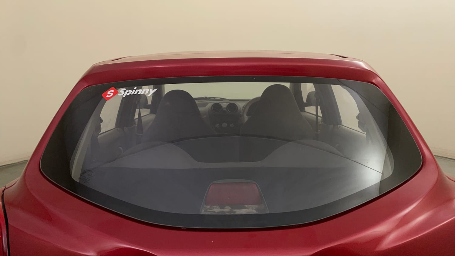 Used 2014 Datsun GO T Petrol Manual exterior BACK WINDSHIELD VIEW