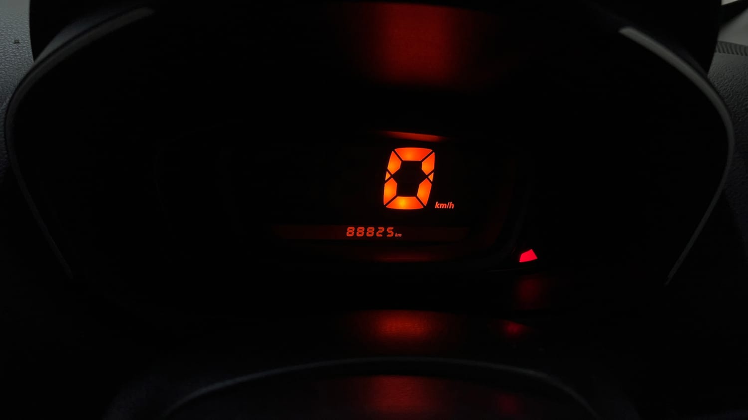 Used 2018 renault Kwid 1.0 RXL Anniversary Edition Petrol Manual interior CLUSTERMETER VIEW