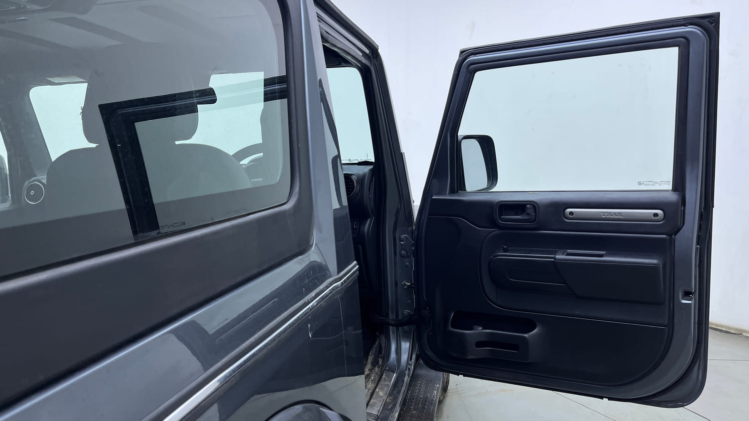 Used 2021 mahindra Thar LX Hard Top Diesel AT 4WD Diesel Automatic interior RIGHT FRONT DOOR OPEN VIEW