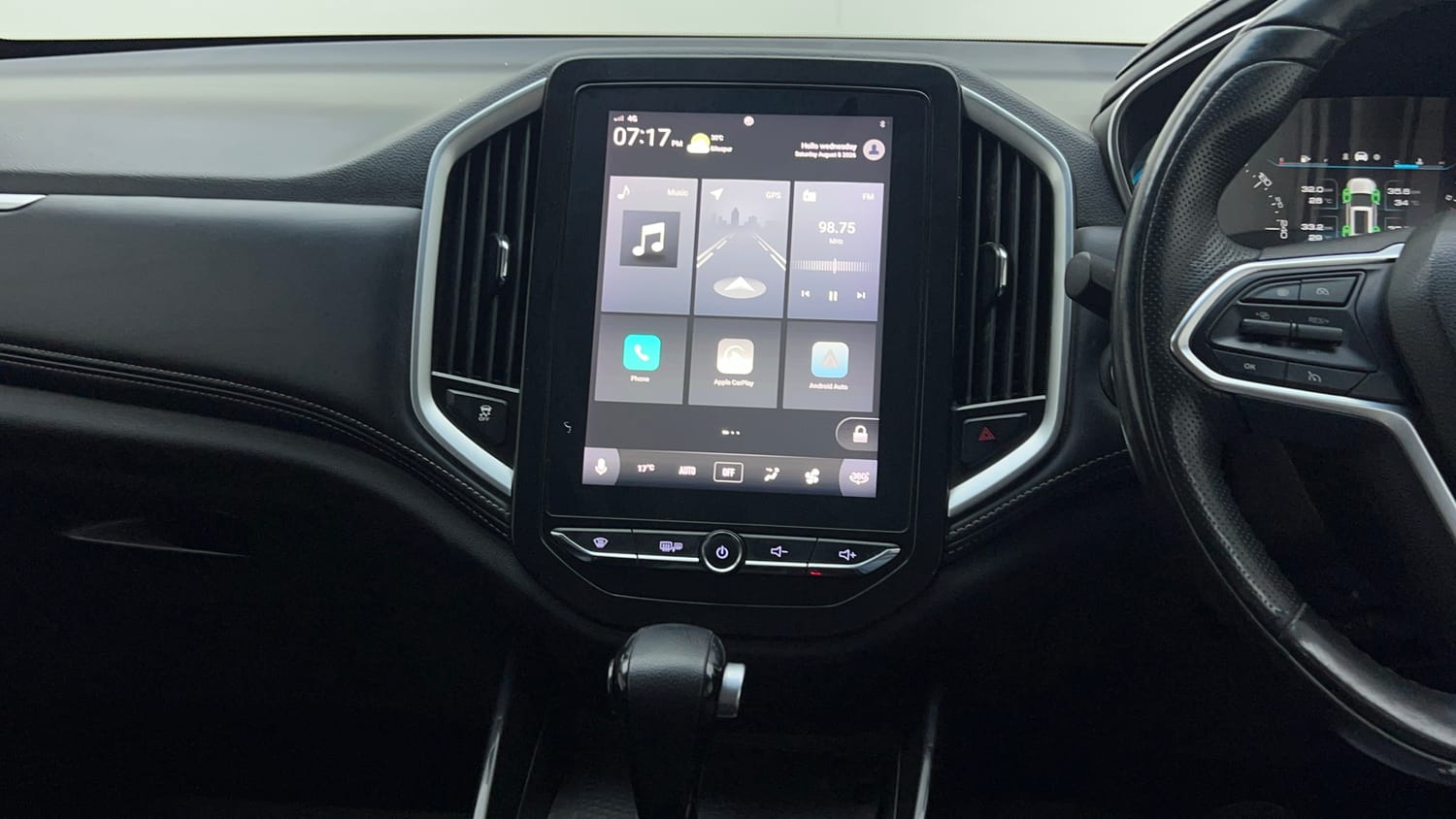 Used 2021 MG Motors Hector Sharp 1.5 Petrol Turbo DCT Petrol Automatic interior MUSIC SYSTEM & AC CONTROL VIEW
