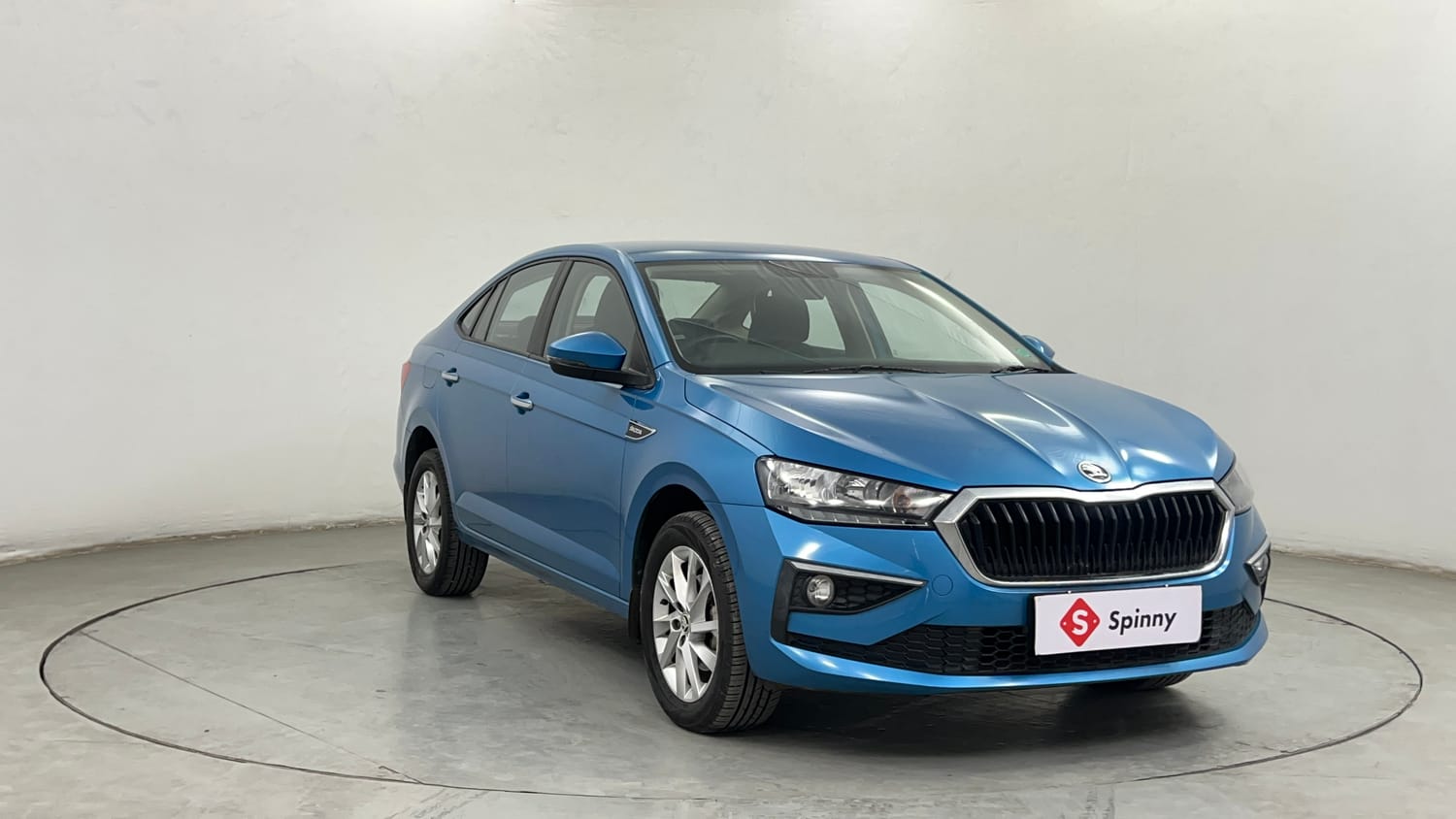 Used 2024 Skoda Slavia Ambition 1.0L TSI AT Petrol Automatic exterior RIGHT FRONT CORNER VIEW