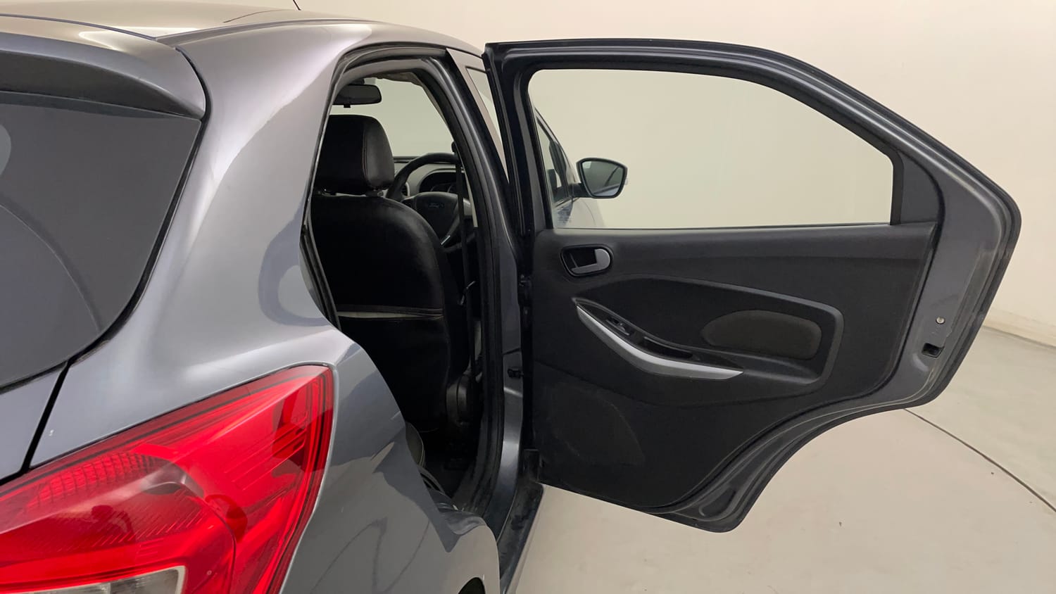 Used 2015 Ford Figo Trend 1.2 Ti-VCT Petrol Manual interior RIGHT REAR DOOR OPEN VIEW