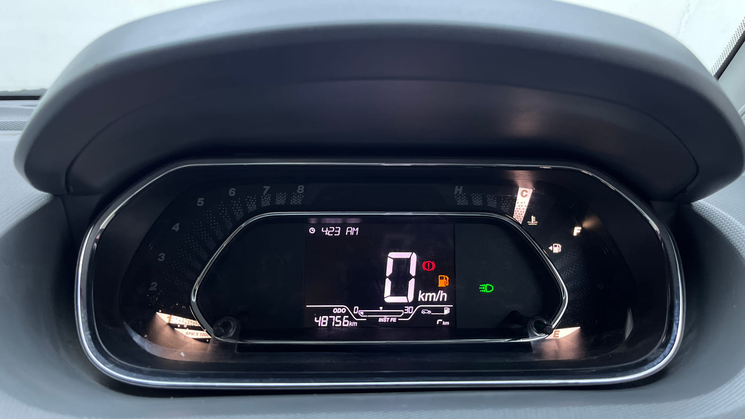 Used 2021 Tata Tigor XZ Plus Petrol Manual interior CLUSTERMETER VIEW