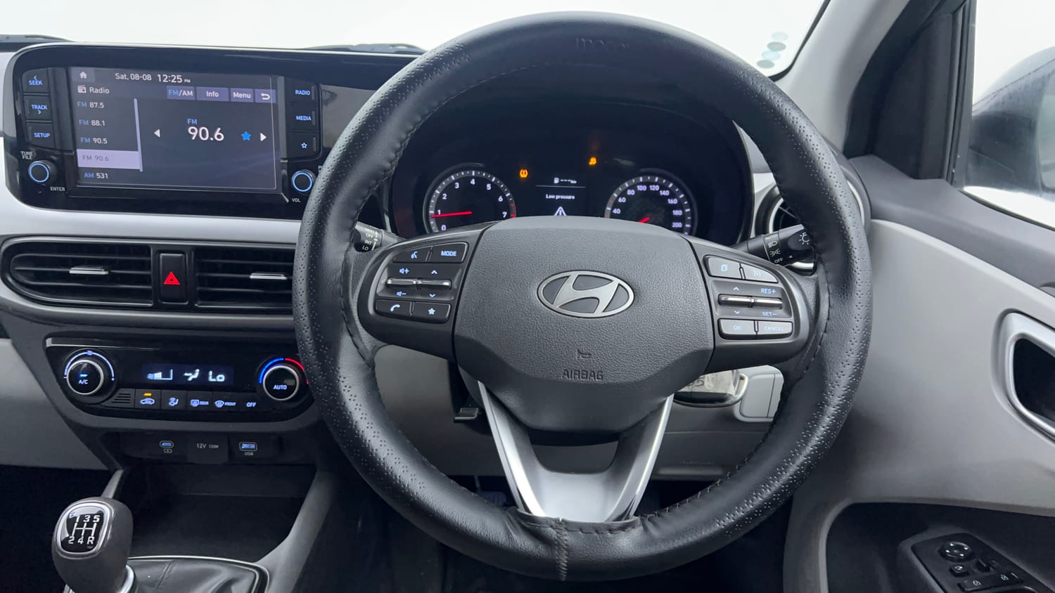 Used 2023 Hyundai Grand i10 Nios Sportz 1.2 Kappa VTVT Petrol Manual interior STEERING VIEW