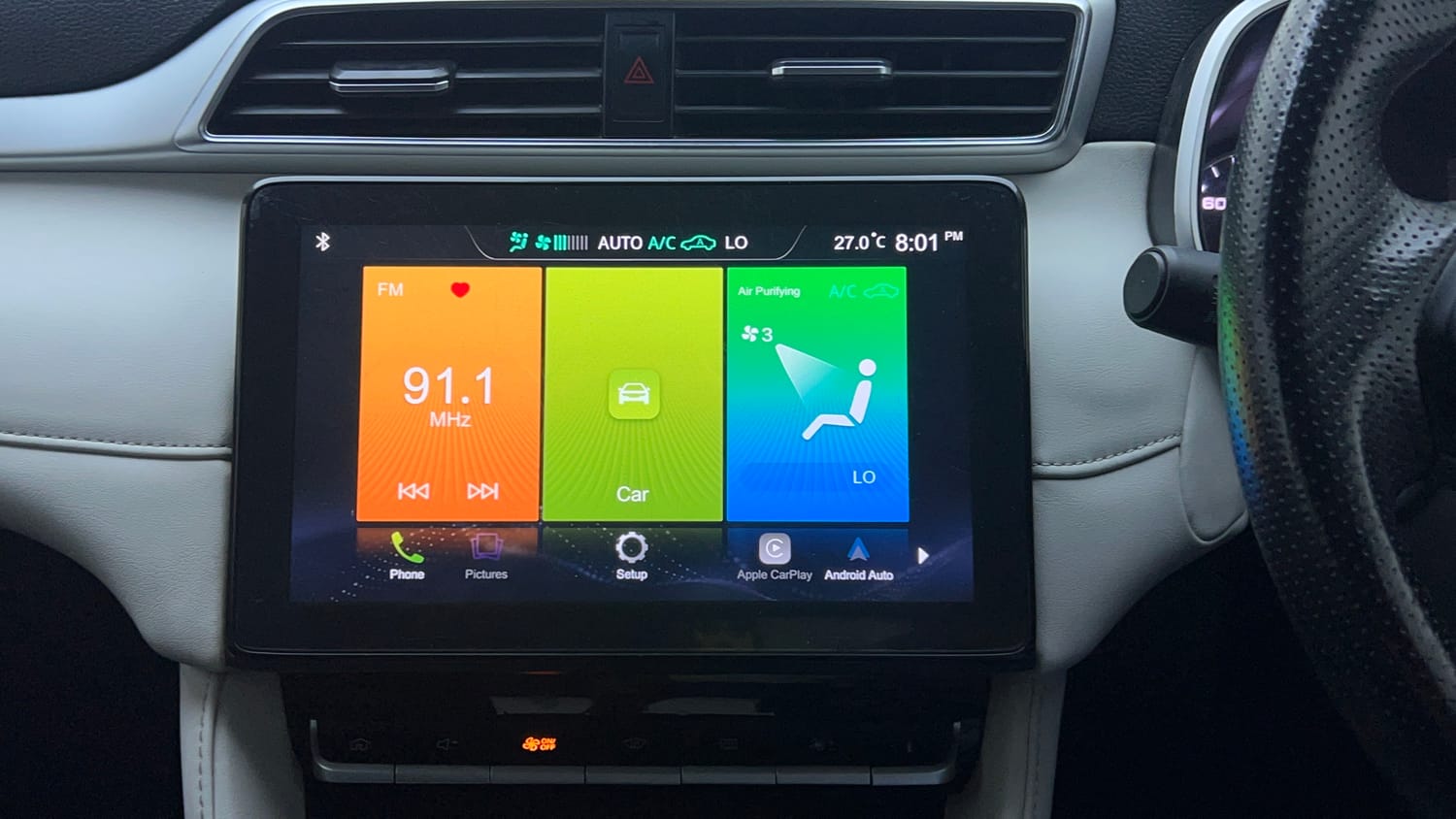 Used 2023 MG Motors Astor Super EX 1.5 MT Petrol Manual top_features Integrated (in-dash) music system