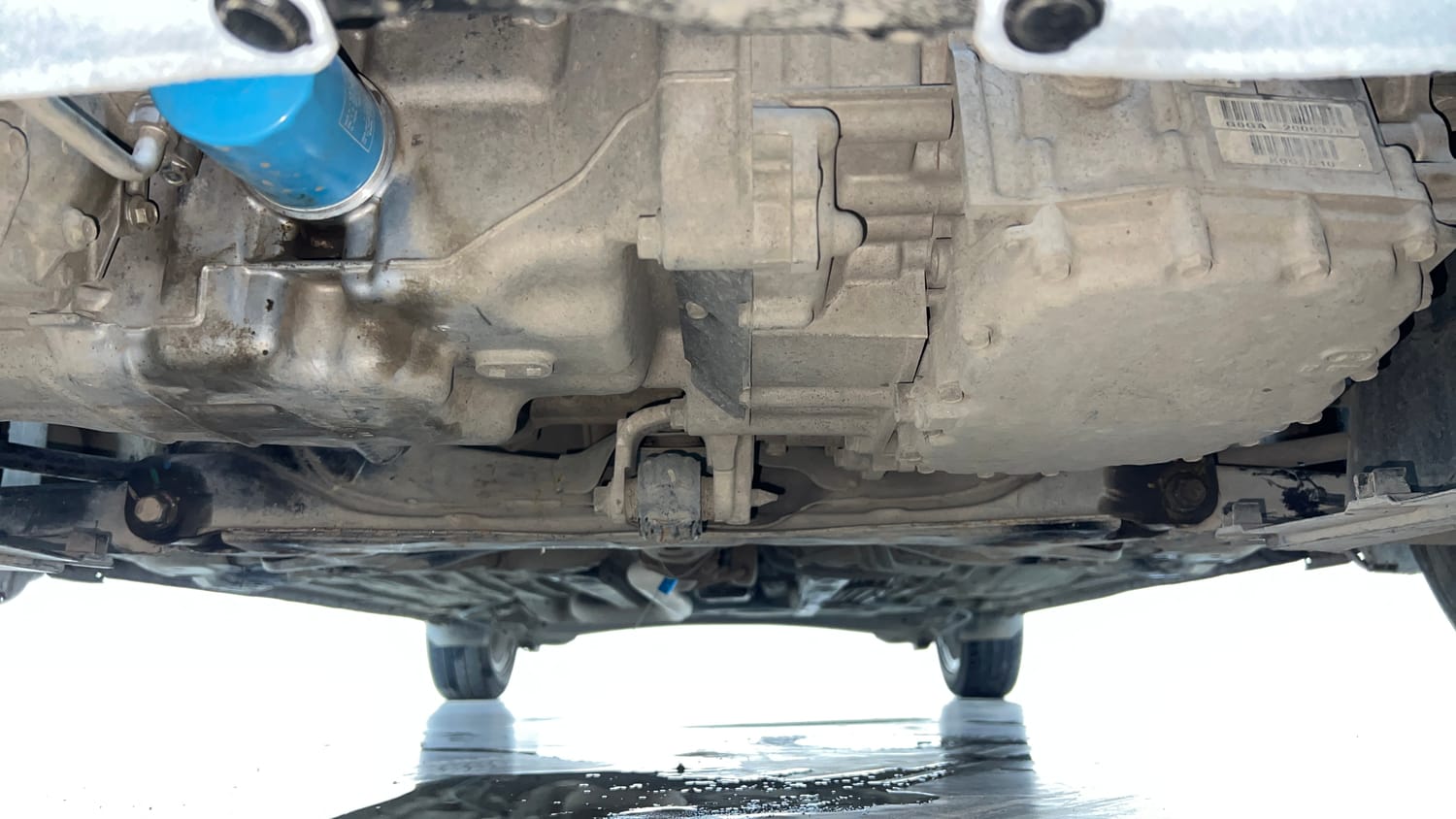 Used 2020 Honda Amaze 1.2 S CVT Petrol Petrol Automatic extra FRONT LEFT UNDERBODY VIEW