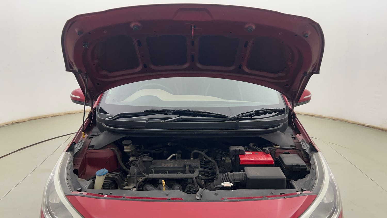Used 2014 Hyundai Elite i20 Asta 1.2 Petrol Manual engine ENGINE & BONNET OPEN FRONT VIEW