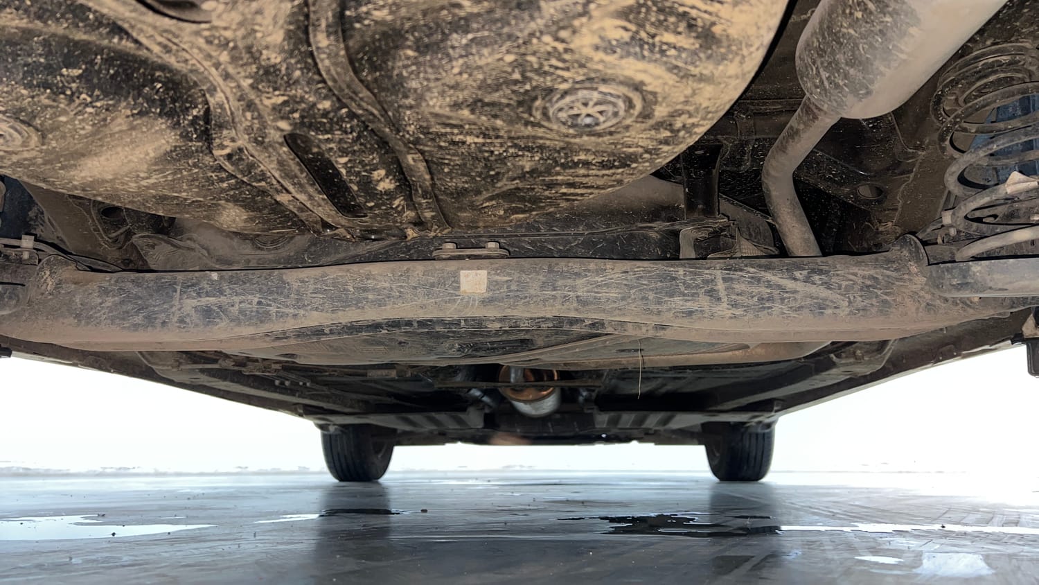 Used 2024 Maruti Suzuki Baleno Sigma MT Petrol Manual extra REAR UNDERBODY VIEW (TAKEN FROM REAR)